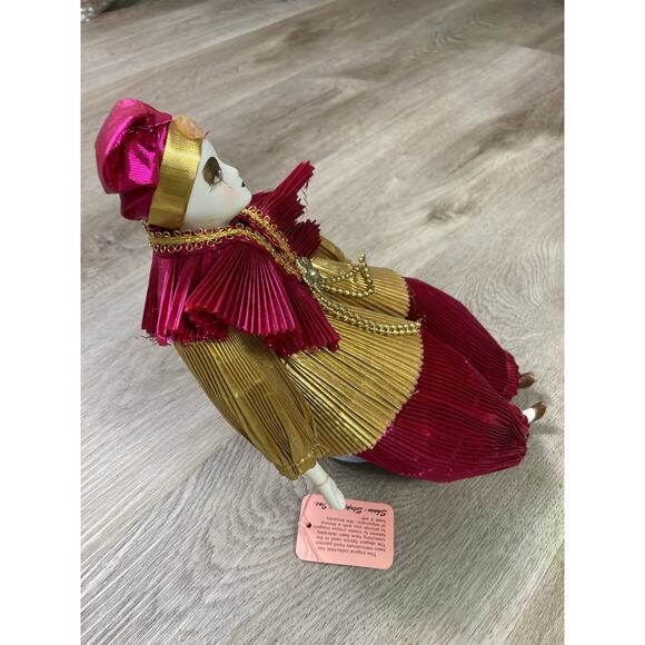 Vintage Porcelain Jester Clown Doll Figurine by Show-Stoppers Inc.‎ - Picture 12 of 14